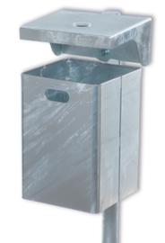 Cestino zincato a caldo per esterni