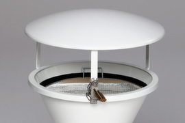 VAR Baldacchino per Stand Fumatori, RAL9016 bianco traffico