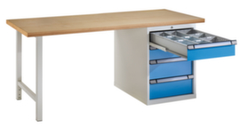 Banco da lavoro standard con 4 cassetti