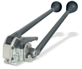 Dispositivo di tensionamento e sigillatura della banda di reggetta in acciaio, per larghezza nastro 13 - 19 mm