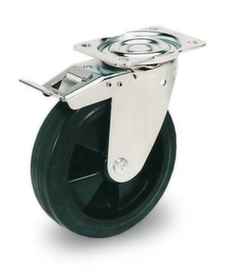 Dispositivo di bloccaggio per carrello per il trasporto