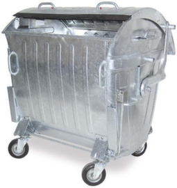 Contenitore per rifiuti di grandi dimensioni zincato