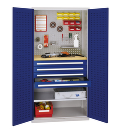 Kappes Armadio da officina RasterPlan® con piano di lavoro, 4 cassetto(i)