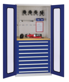 Kappes Armadio da officina RasterPlan® con piano di lavoro, 9 cassetto(i)