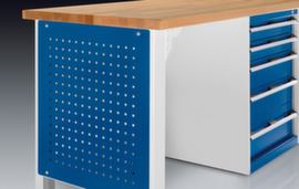 bott Pannello laterale con perforazione per banco da lavoro di sistema