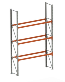 META Portapallet MULTIPAL per 8 pallet, 2870 mm di larghezza, 4 piani di stoccaggio