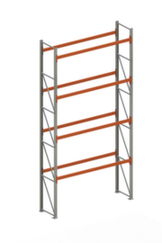 META Portapallet MULTIPAL per 10 pallet, 2700 mm di larghezza, 5 piani di stoccaggio