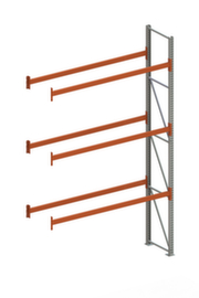 META Portapallet MULTIPAL per 8 pallet, 2800 mm di larghezza, 4 piani di stoccaggio