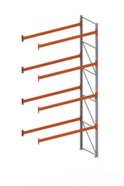 META Portapallet MULTIPAL per 15 pallet, 2785 mm di larghezza, 5 piani di stoccaggio