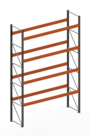 META Portapallet MULTIPAL per 20 pallet, 3770 mm di larghezza, 5 piani di stoccaggio