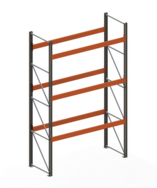 META Portapallet MULTIPAL per 12 pallet, 2870 mm di larghezza, 4 piani di stoccaggio