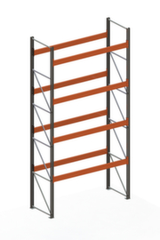 META Portapallet MULTIPAL per 15 pallet, 2870 mm di larghezza, 5 piani di stoccaggio