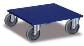 Möbelhund® 125/G con superficie di carico antiscivolo, carico massimo 750 kg, gommatura in TPE