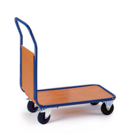 Rollcart Carrello a parete terminale con parete in legno
