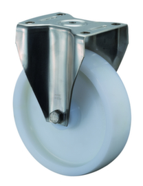 BS-ROLLEN Ruota fissa, carico massimo 700 kg, gommatura in plastica