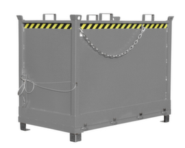 Contenitore a pavimento pieghevole a 3 ripiani fino a 2 m³