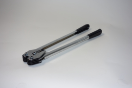 Strumento di sigillatura per reggette in poliestere