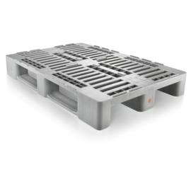 Pallet per l'igiene EURO H1 con bordo, polietilene ad alta densità, lunghezza x larghezza 1200 x 800 mm