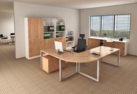 Armadio per ufficio a due ante con appendiabiti