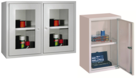 PAVOY Armadio a muro grigio chiaro