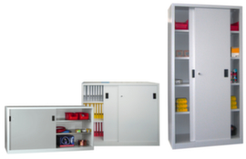 PAVOY Armadio ad ante scorrevoli Basis grigio chiaro