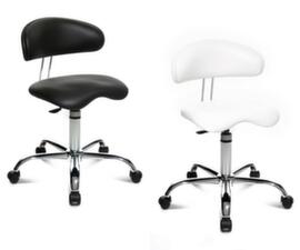 Topstar Sedia girevole industriale Sitness 40 con sedile Fitness Ortho