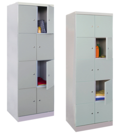 PAVOY Armadio a scomparti Basis Plus grigio chiaro