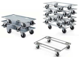 Carrello di trasporto impilabile