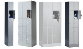 C+P Armadietto Classic grigio chiaro con fino a 20 scomparti