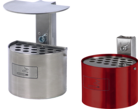 Posacenere per montaggio a parete o su palo