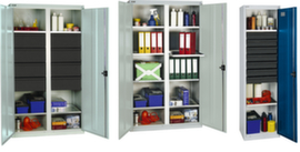 stumpf Armadio portautensili alto Serie 3000 con ripiani estraibili + cassetti