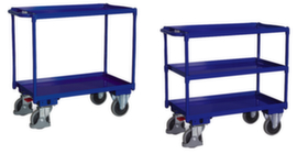 VARIOfit Carrello da tavolo con vassoi in lamiera