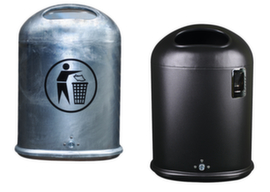 Cestino ovale per esterni