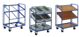 Rollcart Carrello a ripiani per contenitori Euronorm