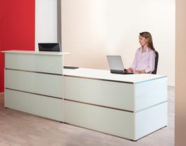 Bancone Kerkmann dritto Atlantis con piano di appoggio a sinistra