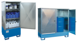 Armadio per merci pericolose per fusti o piccoli contenitori