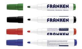 Franken 4 pennarelli per lavagna in colori assortiti U-Act!Line