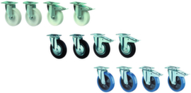 BS-ROLLEN Set di ruote per mezzi di trasporto