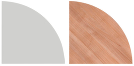 Elemento di collegamento rotondo Terra Nova a 90°