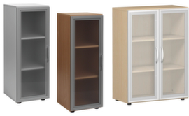 Gera Armadio con ante in vetro Milano