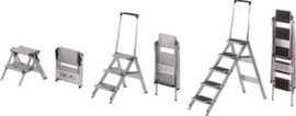 Gradini pieghevoli Little Jumbo con pedate extra profonde