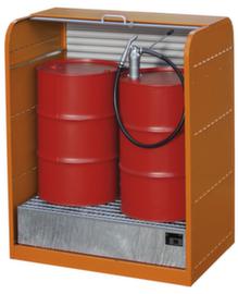 Armadio a tamburo con porta a tapparella