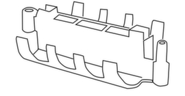 Nowy Styl Sistema di canalizzazione E10 per scrivania