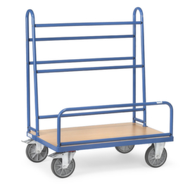 Carrello portapiatti con telaio di alimentazione per uso su un solo lato