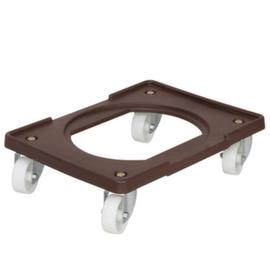 Telaio per distributore di ingredienti, plastica marrone