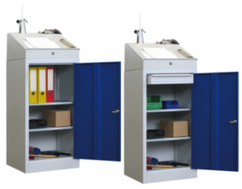 PAVOY Armadietto da scrivania con 2 ripiani