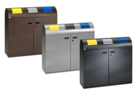 VAR Stazione di raccolta per materiali riciclabili WS 100 R con 3x80 l