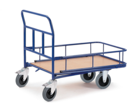 Rollcart Carrello C+C con ringhiera, carico max. 400 kg, lunghezza x larghezza superficie di carico 960 x 635 mm