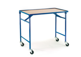 Rollcart Carrello da tavolo pieghevole 1000x600 mm, carico max. 150 kg, 1 piani