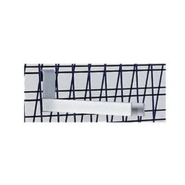 Rollcart Portaforche per carrello portapezzi, carico massimo 25 kg, RAL5010 blu genziana